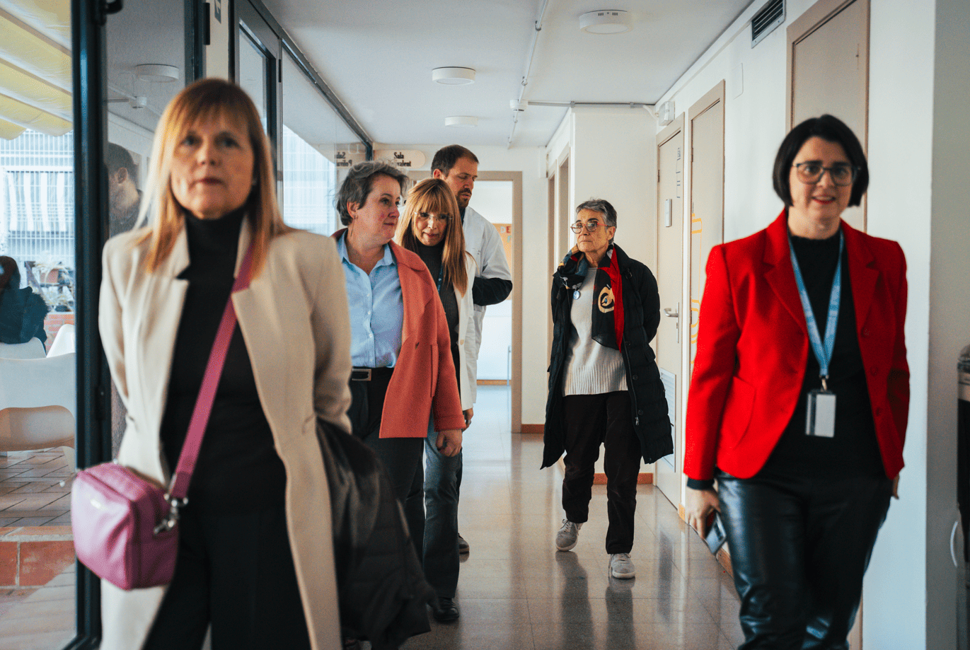 Blanca Muntané, Montserrat Pérez, Anna García-Altés, Olga Pané, Teresa Ribalta i Rubén Arévalo